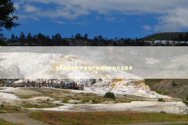 关于内容创作平台用户数据保护的几点思考 IT技术